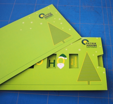 Amann Weihnachtskarten - Grün grün grün, sind alle meine Farben …!